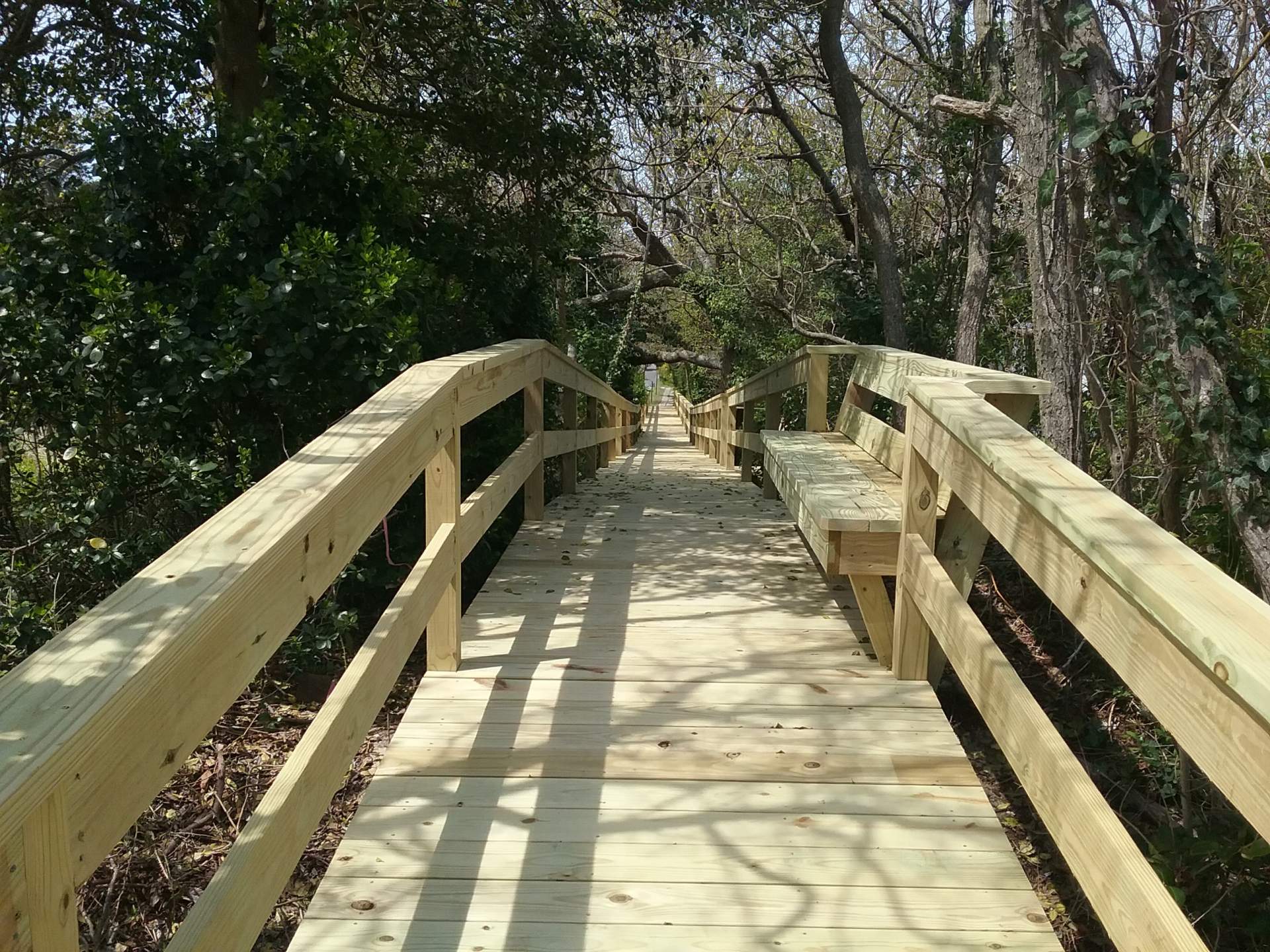 Cotton Patch Hills beach walkway